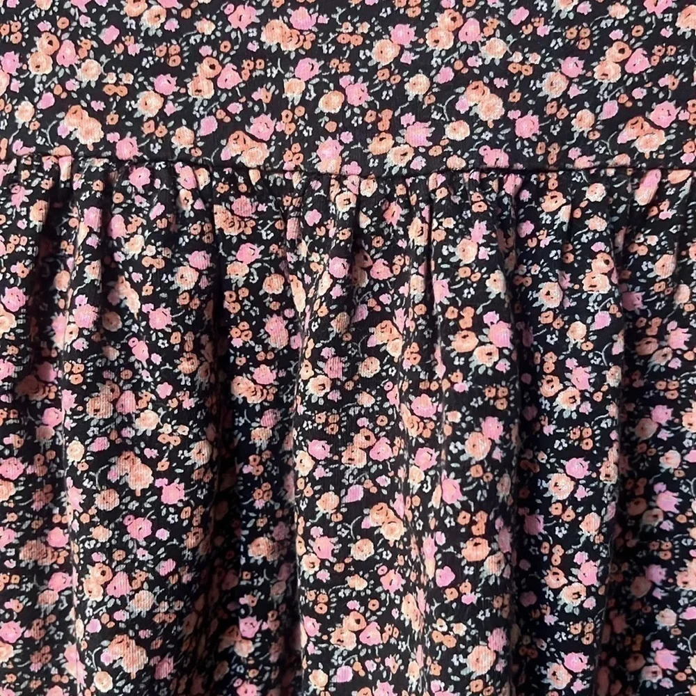 Baby gap girls size 5 floral dress elastic fabric comfy